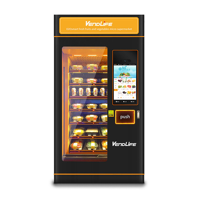 2021 Vendlife Newly Freshly Vegetables And Fruits Automatic Drink Vending Machine For Shopping Mall And Market