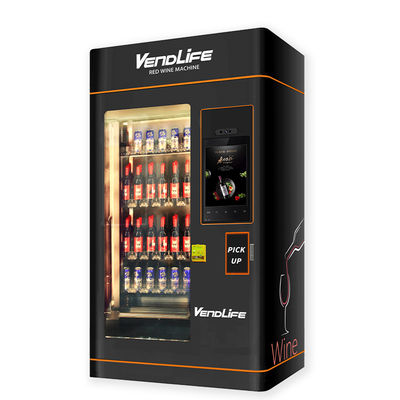 Mixed Drink Wine Vending Machines MDB System 140-168 Items Capacity