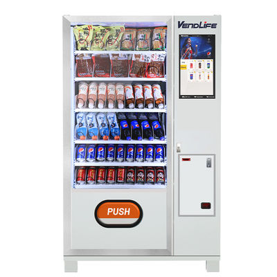 24 Hours Online Self Service  vending machine Convenience Stores combo Drinks and Snacks Vending Machine Video T