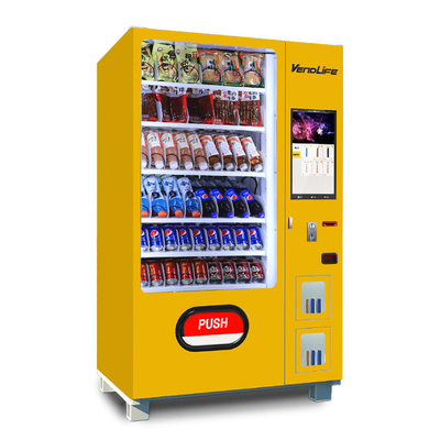 450W Snack And Drink Vending Machine Nfc Available 321items Capacity