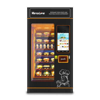 Salad Vegetable And Fruits Fully Automatic Single-Cabinet Commercial Hot Food Vending Machine For 2021 New Style