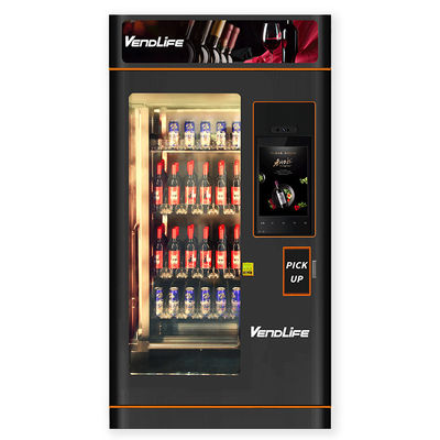 Mixed Drink Wine Vending Machines MDB System 140-168 Items Capacity