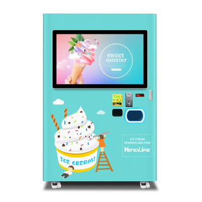 Commercial Ice Cream Vending Machines 220V 60HZ Frequency MDB System
